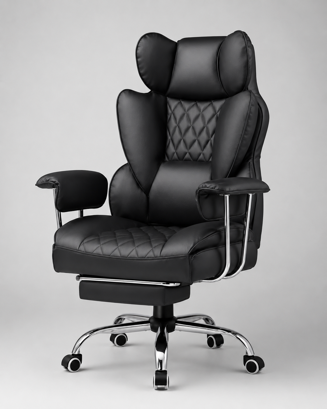 Luxury Executive Office Chair with Padded Leather Support