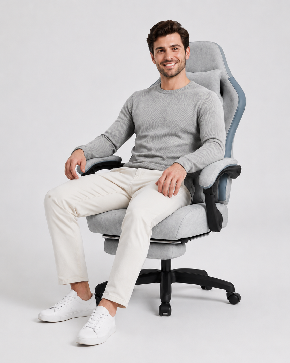 Ergonomic Gaming Office Chair with Padded Headrest