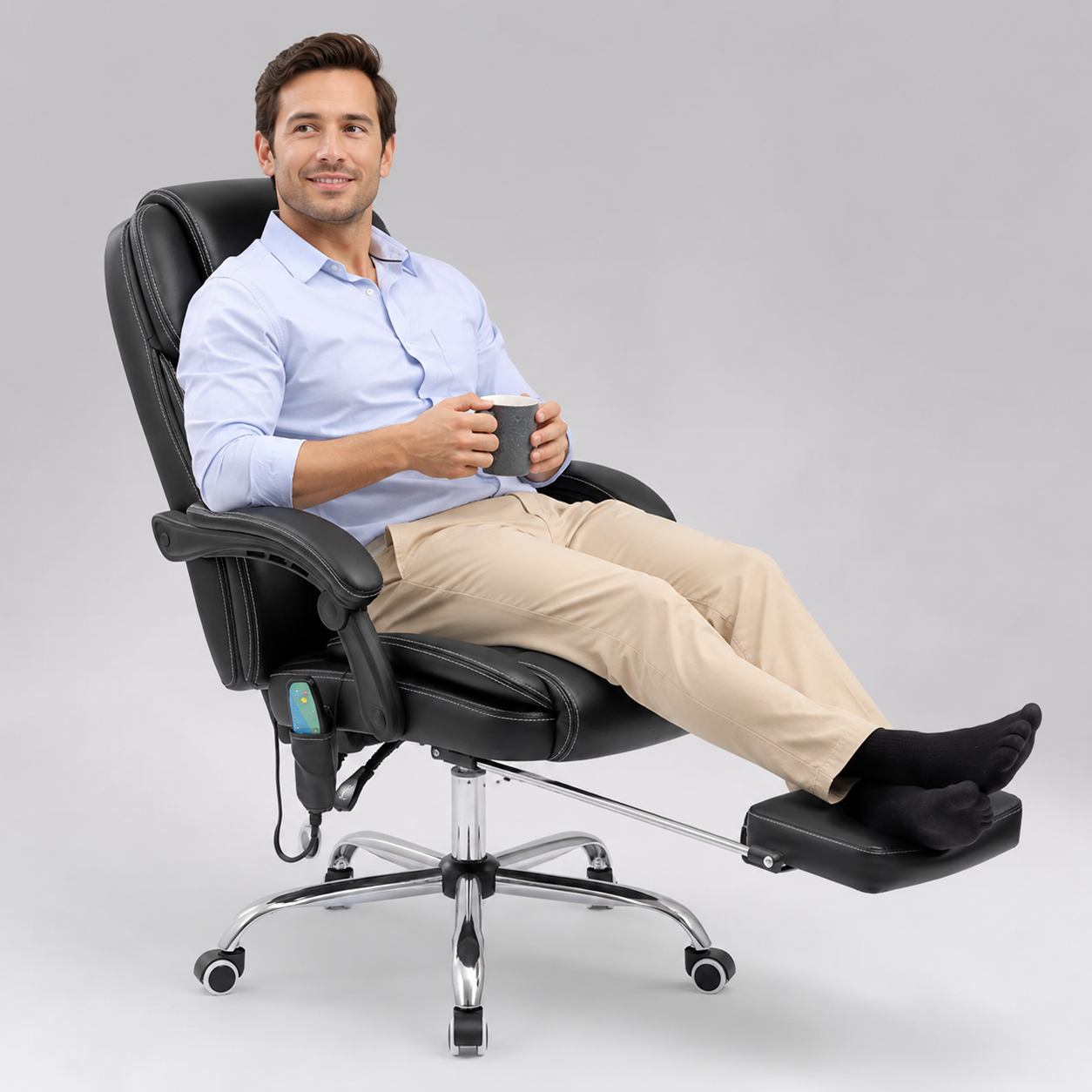 Executive Reclining Chair with Footrest