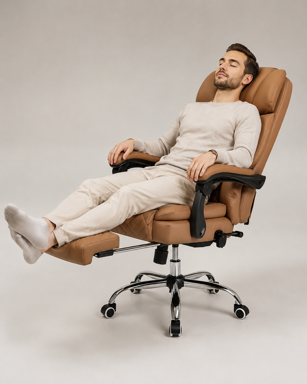 Caramel Executive Reclining Chair
