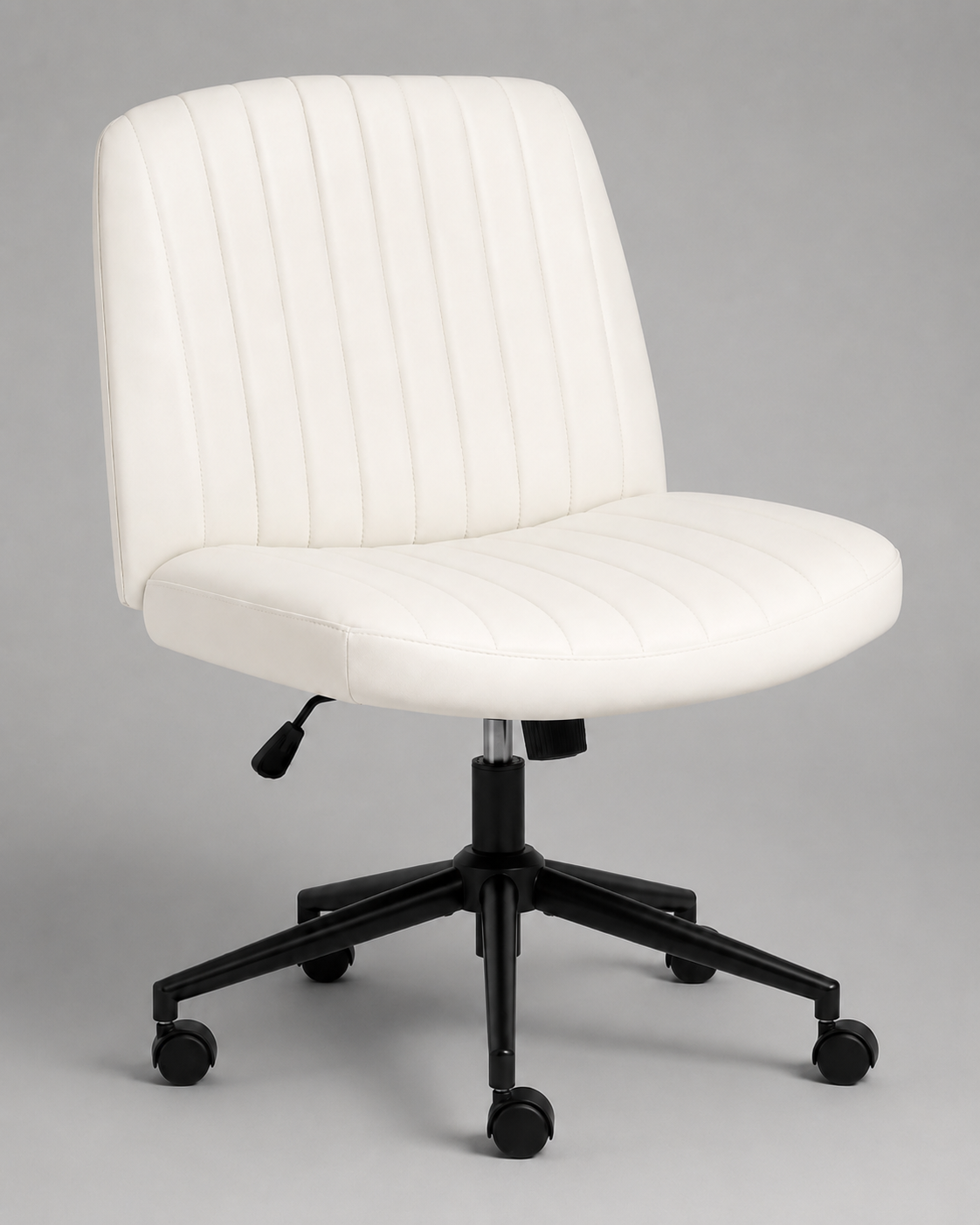 Modern Armless Swivel Office Chair