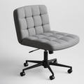 Modern Tufted Swivel Office Chair
